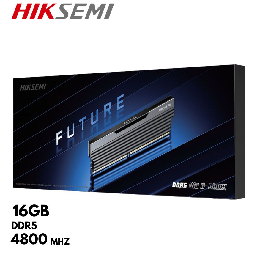 Memoria RAM Hiksemi Future 16GB DDR5-4800MHz PC5-38400, 1.1V, 288-pines, U-DIMM