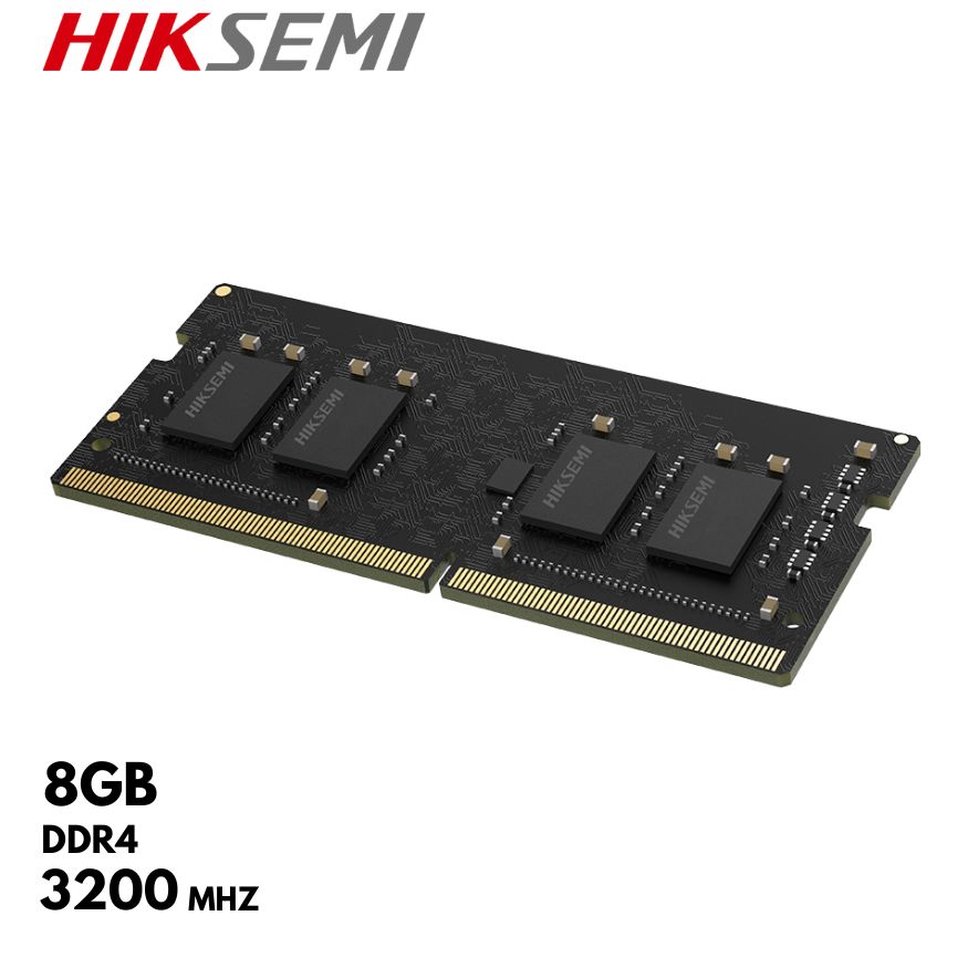 Memoria RAM Hiksemi, 8GB, SODIMM, DDR4-3200MHz PC4-25600, CL22, 1.2v.