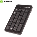 Teclado Numérico Halion K-119, Usb Negro.