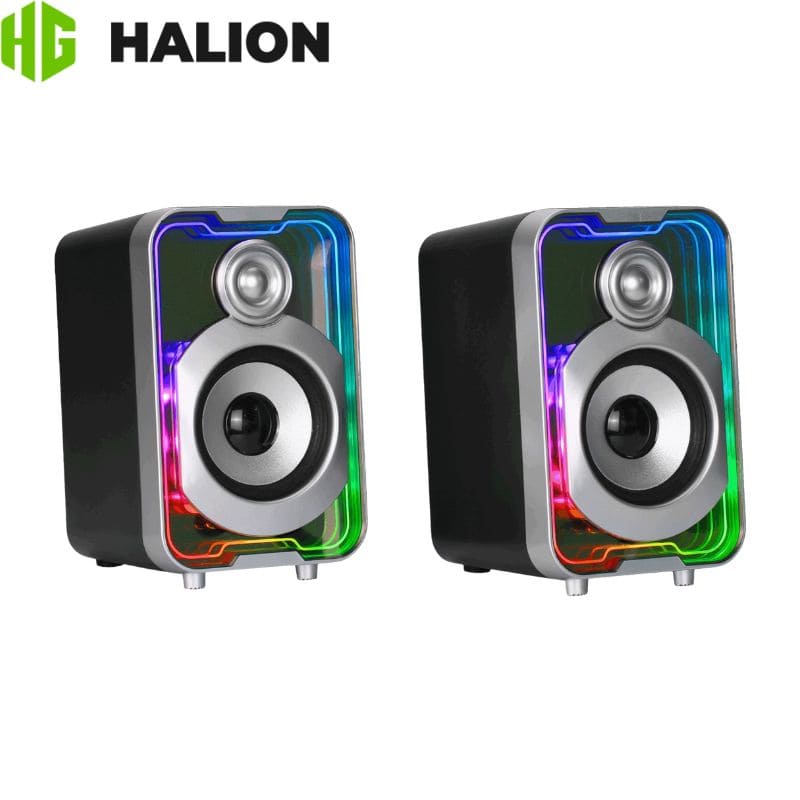 Parlante Gaming, Halion (HA-S272) 10w, USB, RGB.