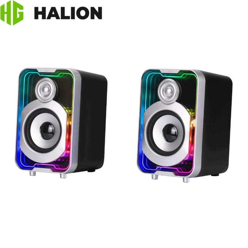 Parlante Gaming, Halion (HA-S272) 10w, USB, RGB.
