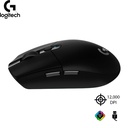 Mouse Logitech G305 LIGTHSPEED Inalámbrico, Black.