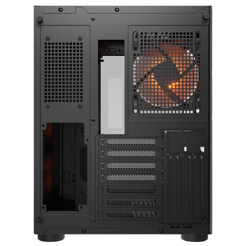 Case Cougar FV150 Black, 04 Cooler RGB, Vidrio templado, Sin Fuente.