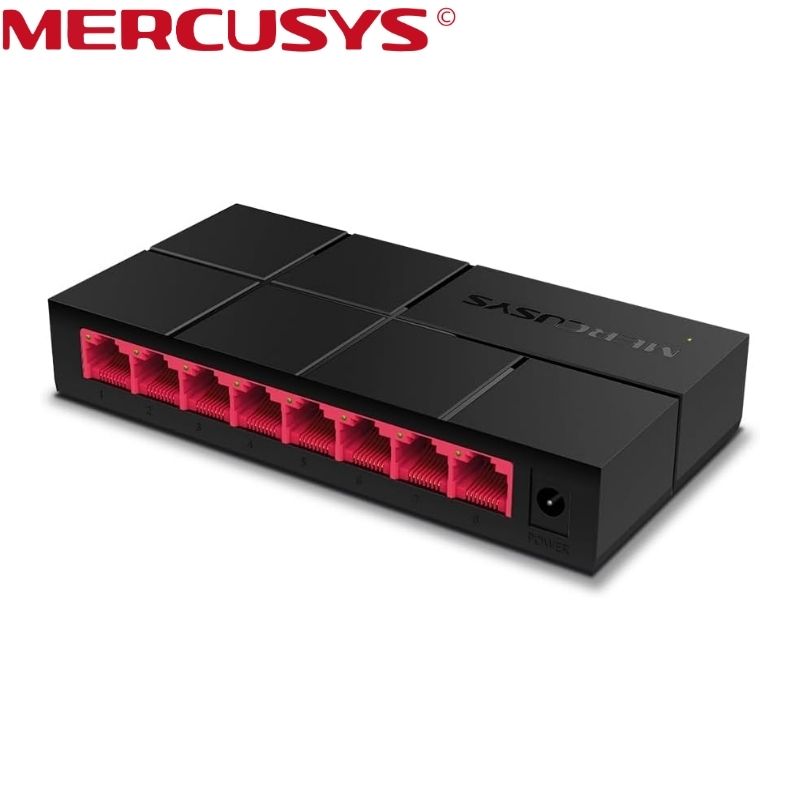 Switch de Escritorio Mercusys MS108G 8 Puertos Gigabit.