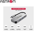 Hub USB 3.0 Astrom MH2371, 2Ports Type-c, 1Port 3.0, 4Ports 2.0.