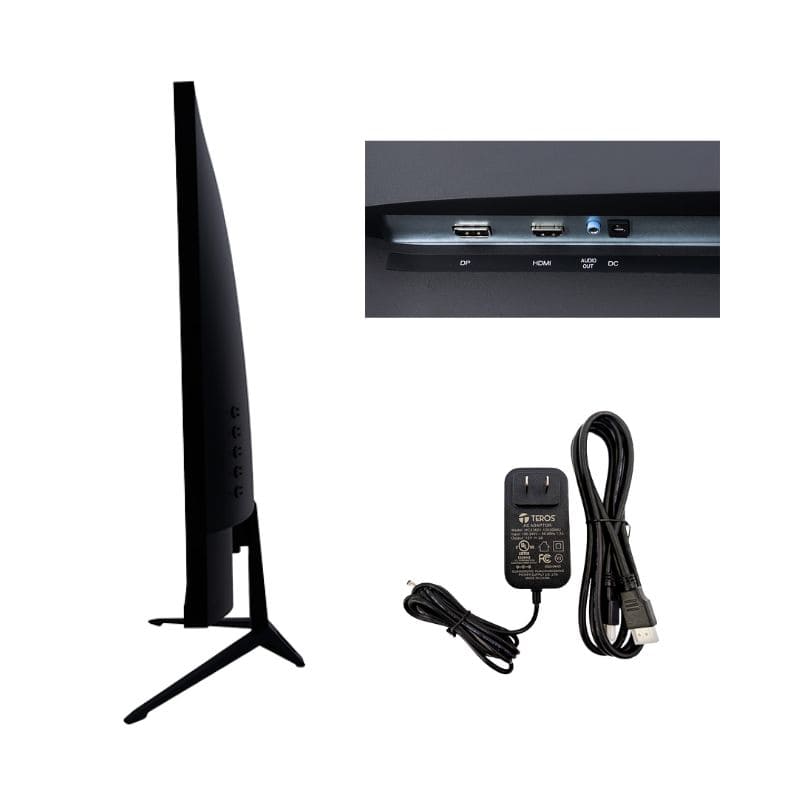 Monitor plano TEROS TE-2714S, 27" FHD IPS, 144Hz, 1ms, HDMI, DP, Audio out, Parlantes