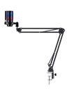Micrófono con Soporte Havit GK50 PRO, Cardioide, RGB, Black, USB.