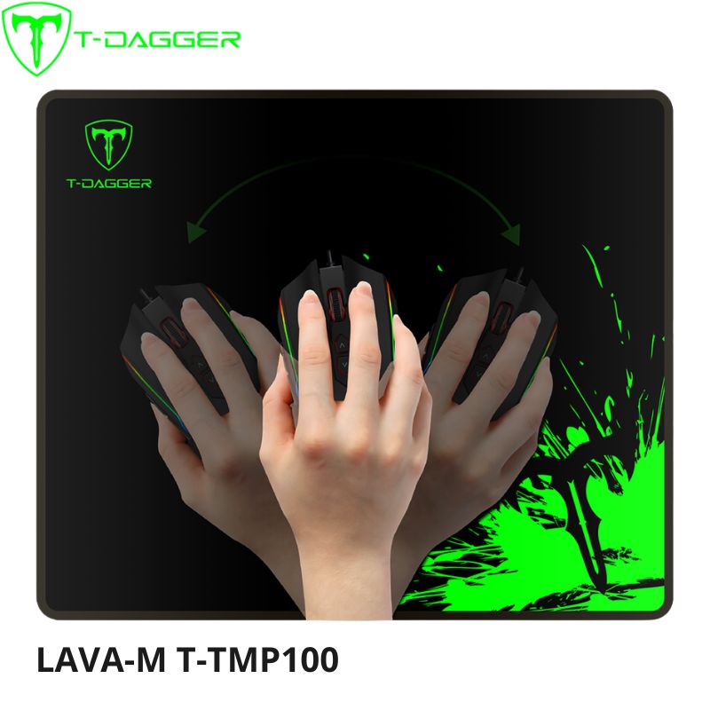 Mouse Pad Gaming T-Dagger LAVA - S, 29x24cm.