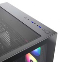 Case XYZ Tesseract X 50, Mid Tower, 4 Fan ARGB, Vidrio Templado, S/Fuente USB 3.0, USB Type-C, Black.