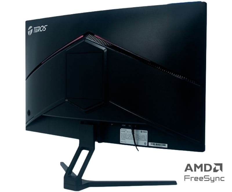 Monitor curvo TEROS TE-2734S, 27" FHD VA, 144HZ, 1MS, HDMI, DP, Audio out.
