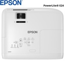 Proyector Epson PowerLite E24, 3600 Lúmenes, 1024x768, XGA.
