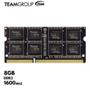 Memoria RAM TeamGroup, 8GB, DDR3L, SODIMM, 1600MHz, CL11-11-11-28, 1.35V