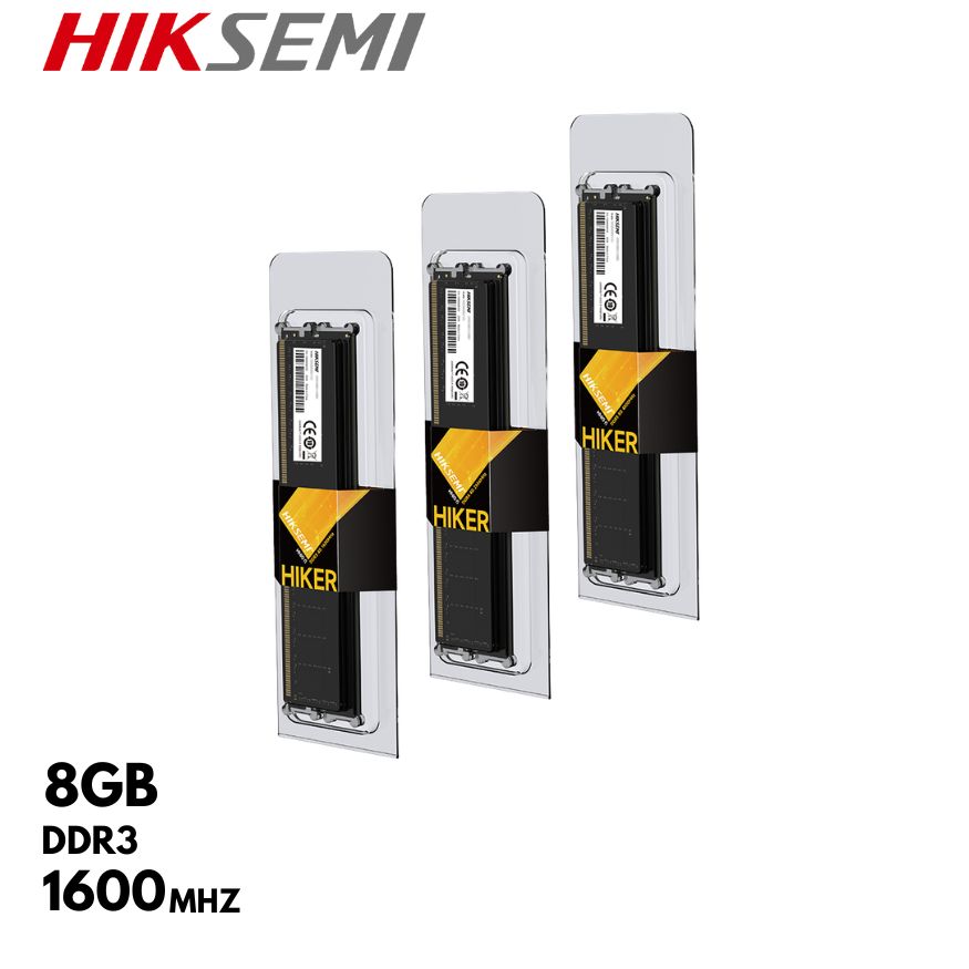 Memoria RAM Hiksemi Hiker DDR3 8GB DDR3-1600 MHz, CL-11, 1.5V.