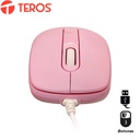 Mouse Óptico Teros TE-1221S, 1000dpi, USB, 3 Botones