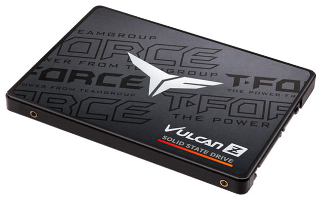 Unidad en Estado Solido T-FORCE VULCAN Z, 512GB, SATA 6Gb/s, 2.5", Negro, DC +5V