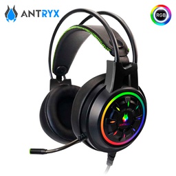 [ACS-GH520K] Audífono C/Micrófono Antryx Chrome Storm GH-520 2.1, Cable.