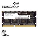Memoria RAM TeamGroup Elite, 8GB, DDR3L, SODIMM, 1600MHz, CL11-11-11-28, 1.35V