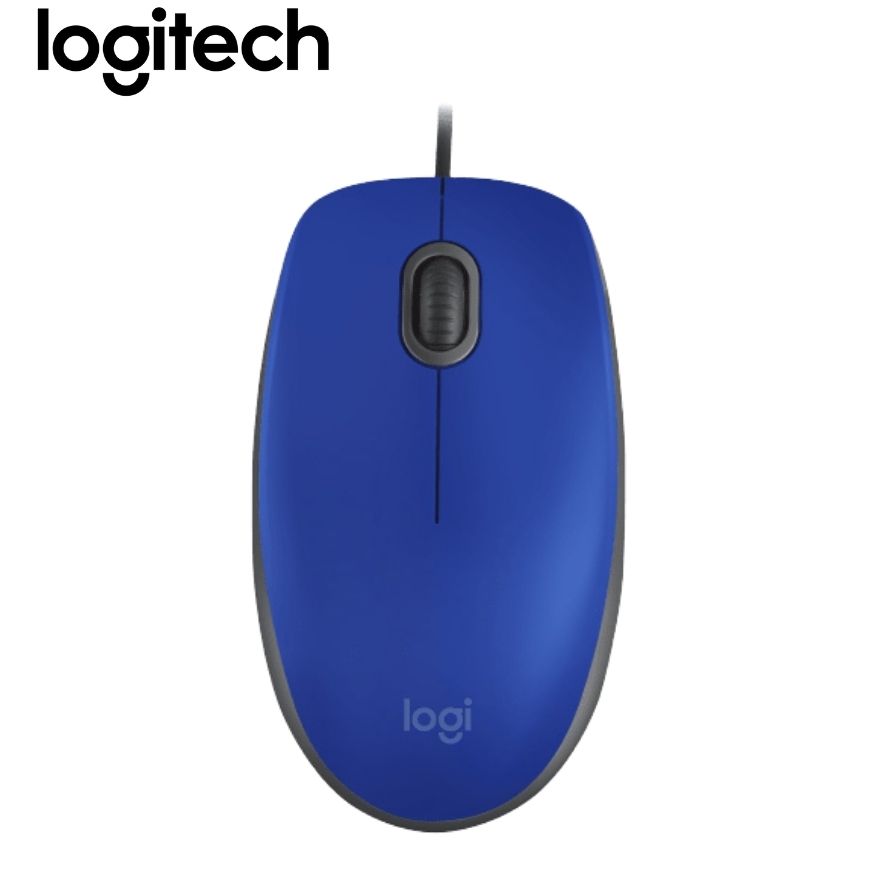 Mouse LOGITECH M110 Silent Óptico Blue, USB.