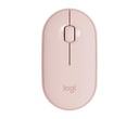 Mouse LOGITECH PEBBLE M350 Silent Wireless/Bluetooth, Rose.