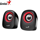 Parlante Genius SP-Q160, USB Power 6w, Red.