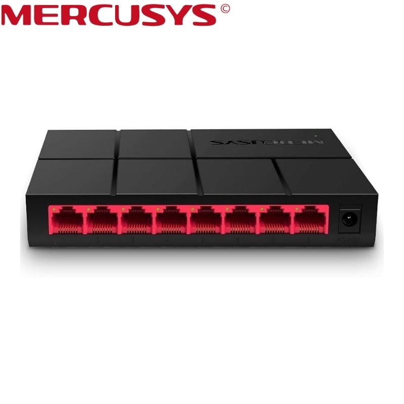 Switch de Escritorio Mercusys MS108G 8 Puertos Gigabit.