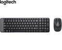 Teclado Logitech + Mouse Inalámbrico MK220 Wireless USB SP Black.