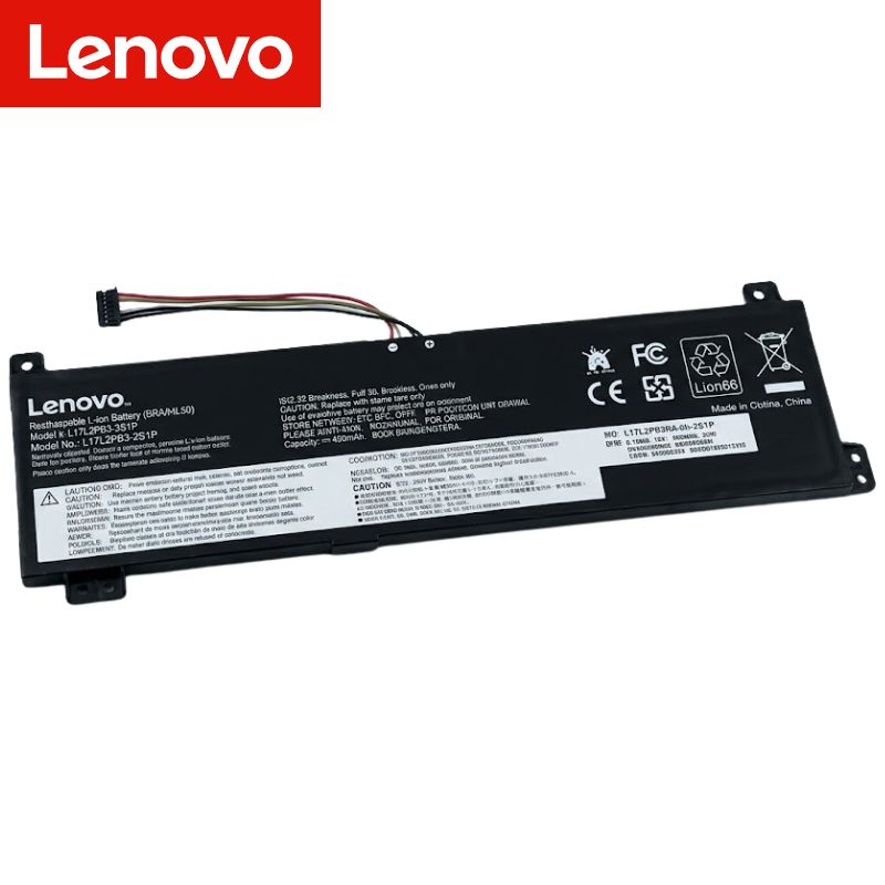 Bateria Compatible Lenovo, L17M2PB3 L17L2PB3 7.6V 34Wh, 2 Celdas, V330(14ISK,15ISK,15IKB) Int.