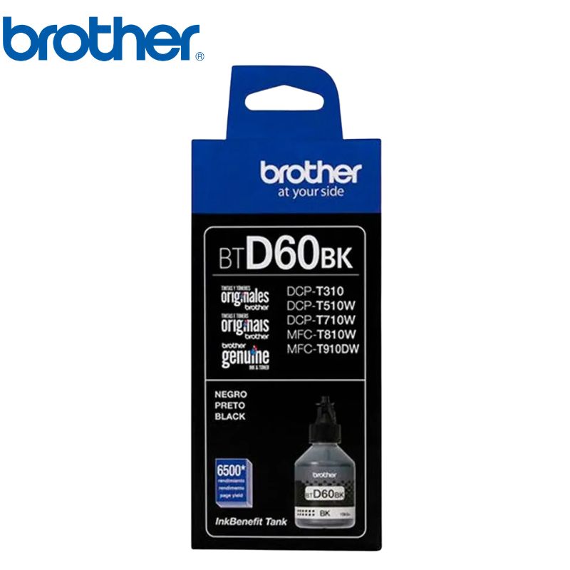 Tinta Brother BTD60BK, DCP-T310 / DCP-T510W / DCP-T710W
