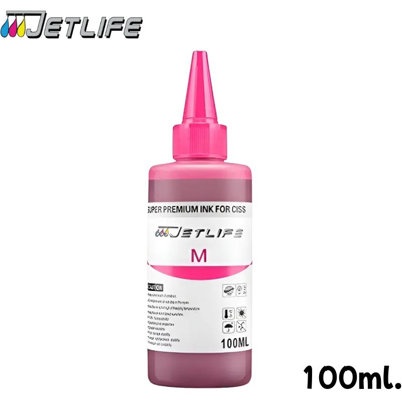 Tinta Genérica Jetlife CISS Color Magenta, 100ml.