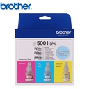 Tinta Brother BT 5001 Pack 3 Tintas  (Cyan,Yellow,Magenta)