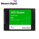 Unidad de Estado Solido Wester Digital Green, WDS100T3G0A, 1TB, SATA 6GB/S, 2.5", 7mm.
