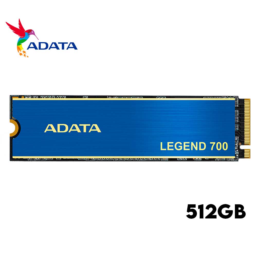 Unidad de Estado Solido ADATA LEGEND 700, M.2 512GB NVMe, PCIe. Gen. 3x4