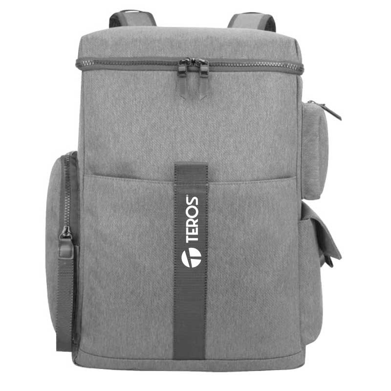 Mochila Teros TE-IDS18582, Poliéster, 15.6", color gris