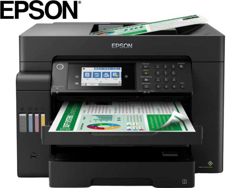 Multifuncional de Tinta Epson EcoTank L15150, Imprime | Escanea | Copia | Fax | Wi-Fi | USB | Ethernet.