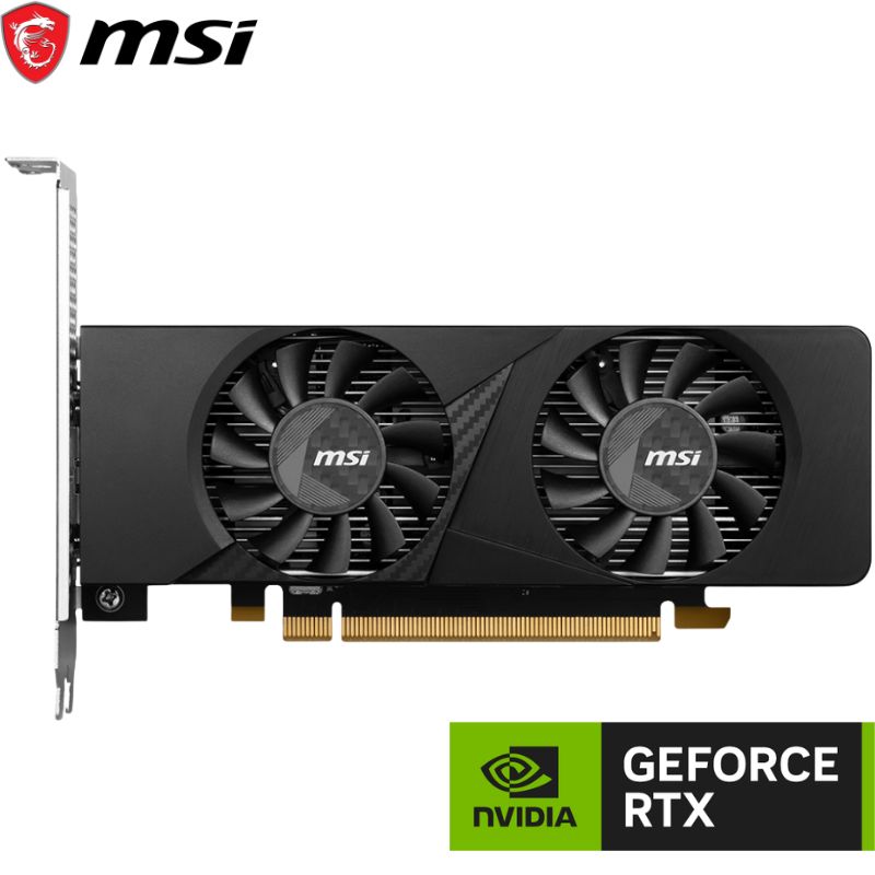 Tarjeta de Video MSI RTX-3050-LP 6GB OC GDDR6, PCI-E 4.0