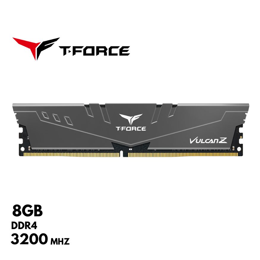 Memoria RAM  TEAMGROUP T-Force Vulcan Z, 8GB DDR4-3200 MHz, CL16, 1.35V