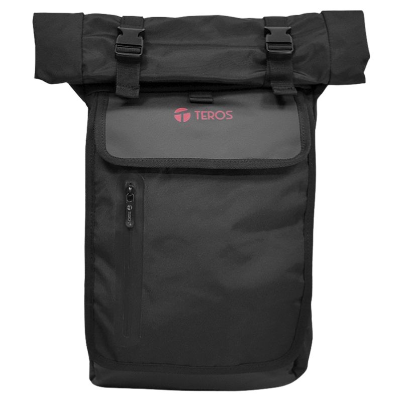 Mochila Teros TE-ACS9018, Poliéster, Notebook 15.6", Negro.