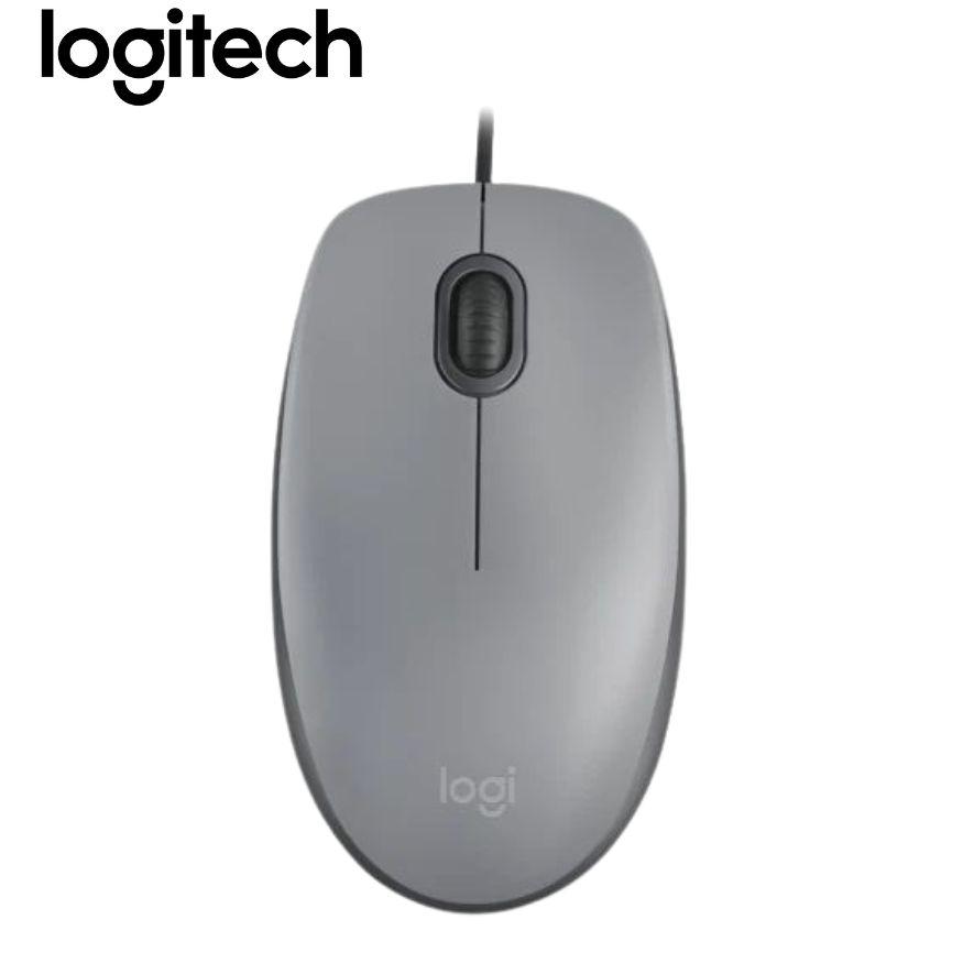 Mouse Logitech M110 Silent Óptico Silver, USB.