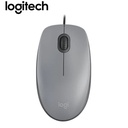 Mouse Logitech M110 Silent Óptico Silver, USB.
