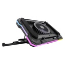 Cooler TEROS TE-7133N RGB, compatible con notebooks de 14&quot; hasta 19&quot;