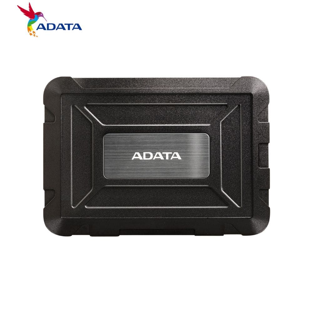 Case Disco Antigolpes 2.5&quot; Adata ED600, USB 3.2, Negro.