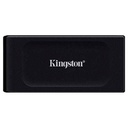 SSD Portable Kingston XS1000, 2TB, Interfaz USB 3.2 Gen 2 Type-C, Negro.