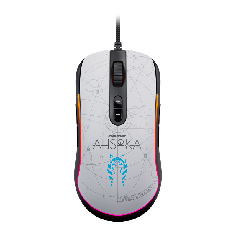 Mouse Gaming Primus Ahsoka Tano GLADIUS 12400T, Sensor PixArt 12400Dpi, RGB, Black USB.