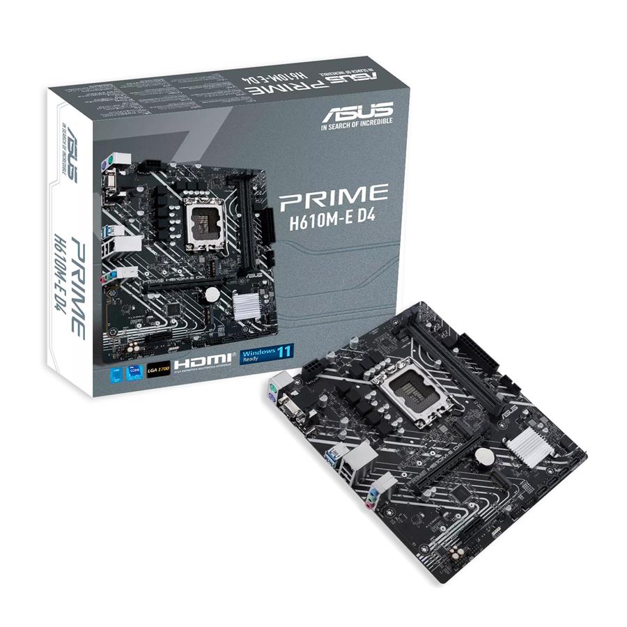 Motherboard Asus PRIME H610M-E, Chipset Intel H610, LGA1700, Micro ATX