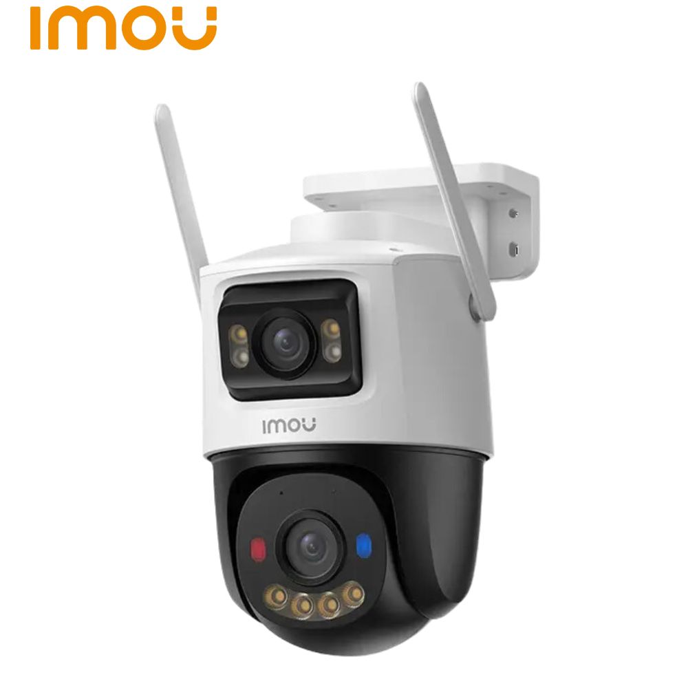Cámara IP IMOU Crusier Dual 3mp+3mp, 2K, FHD, IPC-S7XN-6M0WED - Blanco.