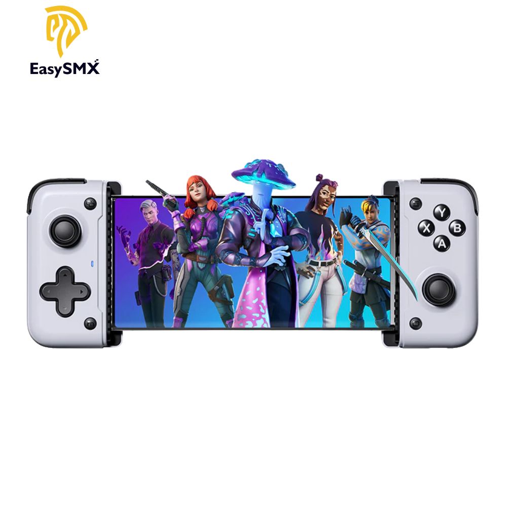 GamePad EasySMX M05 Mobile Gaming Controller, BT, USB C, White.
