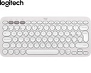 Teclado Inalámbrico Logitech PEBBLE 2 K380S Multi-Device Bluetooth/Wireless White SP