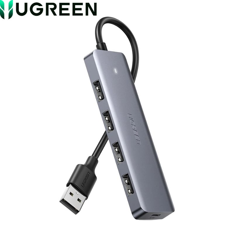 Hub USB-C a 4 USB-A 3.0, Ugreen CM219, Silver.