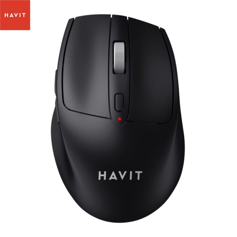 Mouse Inalámbrico Havit MS61WB, Wireless/Bluetooth, 3200dpi, Negro.