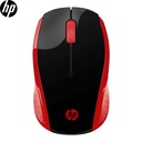 Mouse HP 200, Inalámbrico, Rojo.